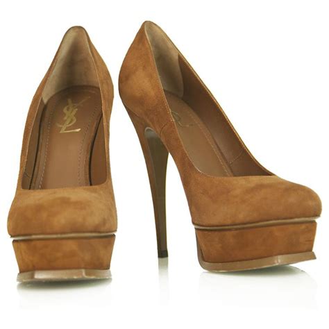 ysl tribute heels outfit|yves saint laurent platform heels.